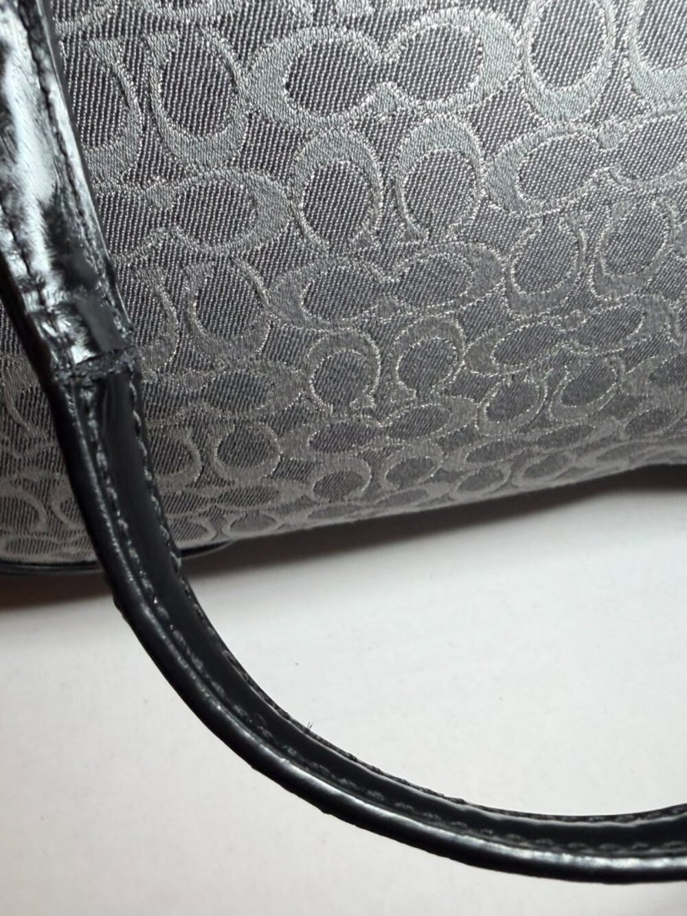 Coach Poppy Signature Metallic East West Satchel - NWT (Please Read Description) - Picture 11 of 14